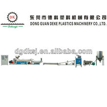 Ligne en plastique d&#39;extrudeuse de HDPE LDPE de rebut DKSJ-140A / 125